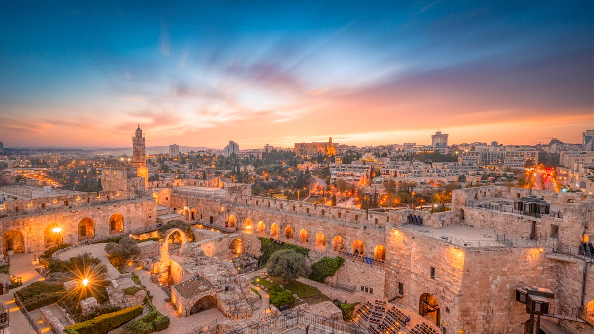 Vue de ville en Israël 2