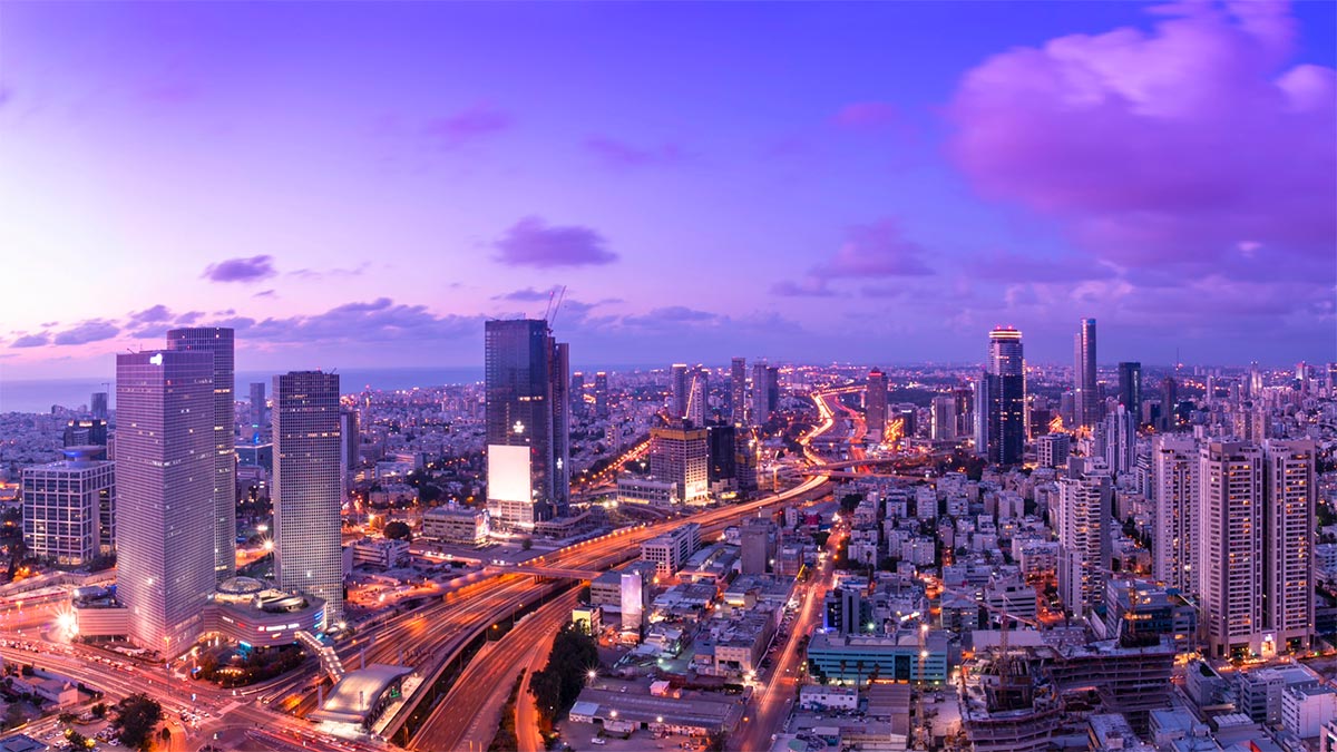 Vue de ville en Israël 3